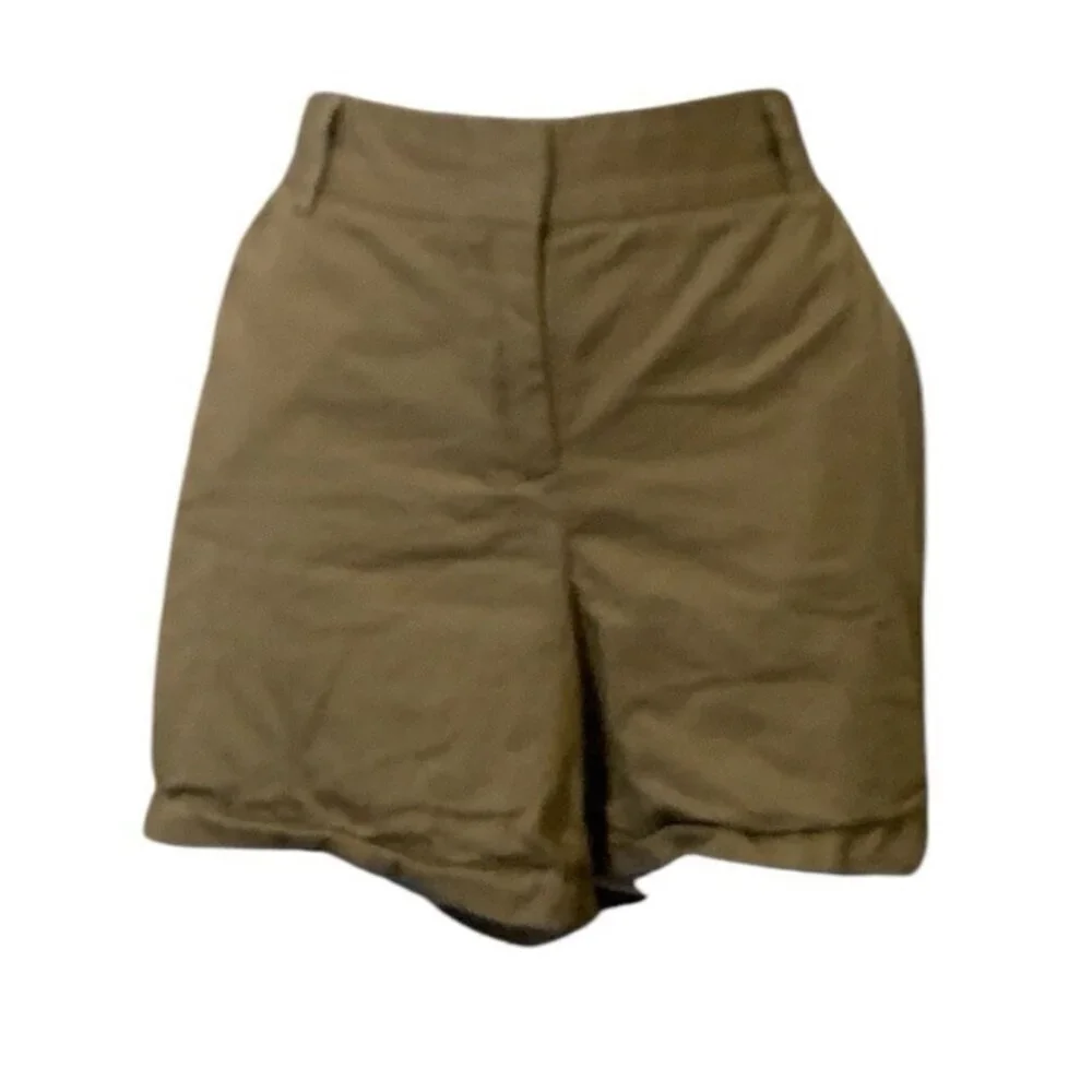 J. Crew Womens Chino Broken In Cotton Shorts Size 10 Beige Pockets